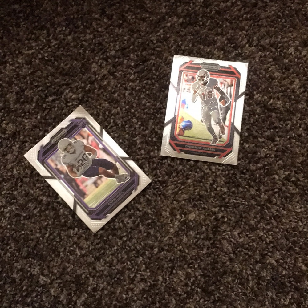 Prism Draft Picks football cards